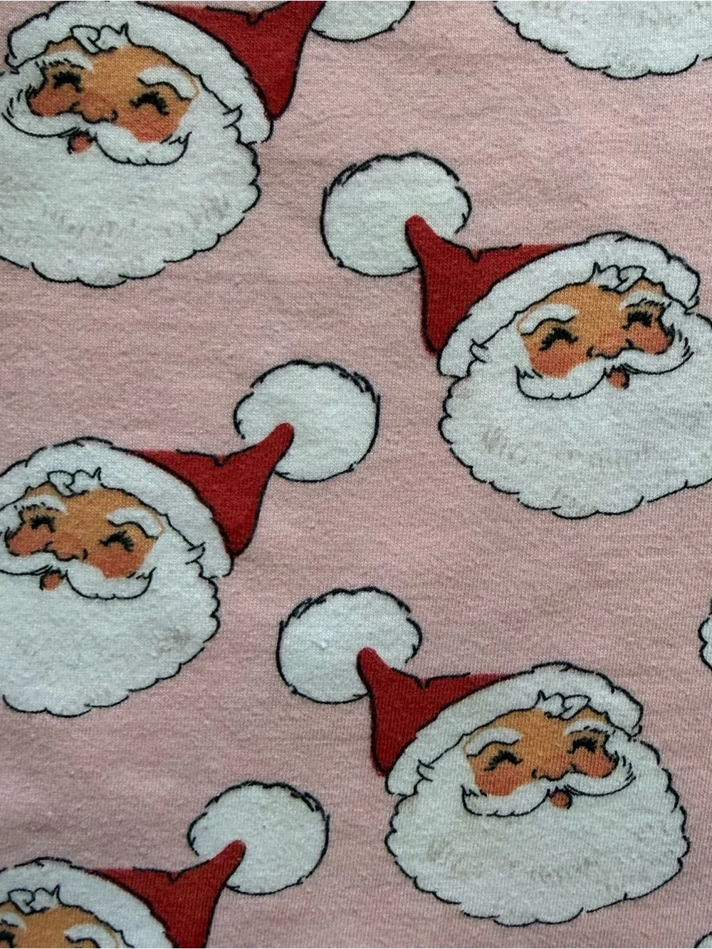 Pink Chicken Baby Girl Pink Santa Print Pajama Set - Size 6/12M